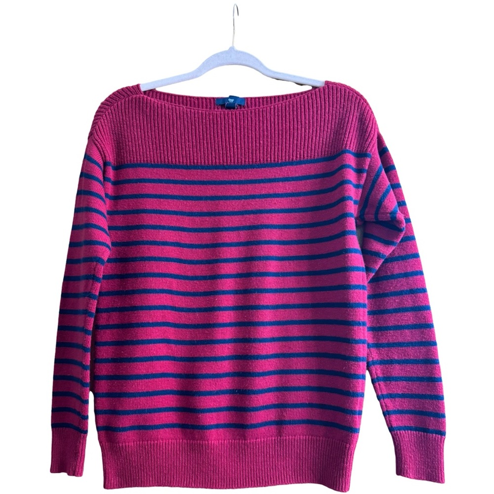 Gap red and blue striped sweater size XS